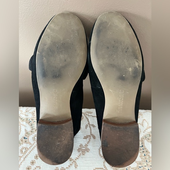 Franco Sarto Arthur Elegant Black Suede Loafers Size 7 - Picture 9 of 12